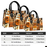 PREAUREUM "{split_values}" Personalized {collection_title} Leather Handbag