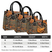 PREAUREUM "{split_values}" Personalized {collection_title} Leather Handbag