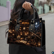 Bookstore Leather Bag, Book Purse for Book Lovers, Shoulder Bag