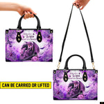 PREAUREUM "{split_values}" Personalized {collection_title} Leather Handbag
