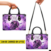 PREAUREUM "{split_values}" Personalized {collection_title} Leather Handbag
