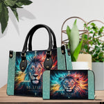 PREAUREUM "{split_values}" Personalized {collection_title} Leather Handbag