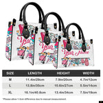 PREAUREUM "{split_values}" Personalized {collection_title} Leather Handbag