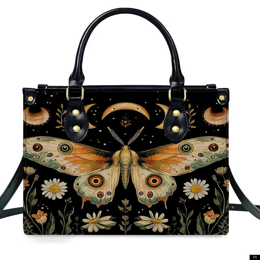 PREAUREUM "{split_values}" Personalized {collection_title} Leather Handbag