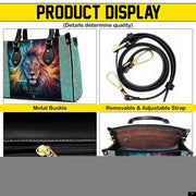 PREAUREUM "{split_values}" Personalized {collection_title} Leather Handbag