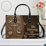 Personalized Christian Leather Handbag – Custom Purse Faith Gift for Mom, Grandma, Women Birthday or Christmas