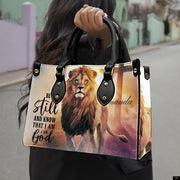 PREAUREUM "{split_values}" Personalized {collection_title} Leather Handbag