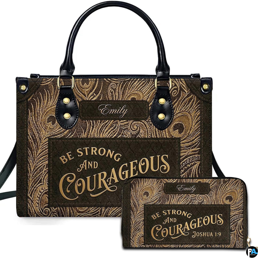 Personalized Christian Leather Handbag – Custom Purse Faith Gift for Mom, Grandma, Women Birthday or Christmas