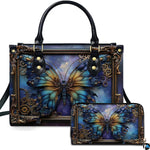Personalized Steampunk Butterfly Ornate Frame Handbag