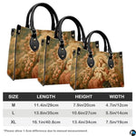 Custom Catholic Virgin Mary Leather Bag, Personalized Name Handbags and Purses for Christian Women Religious Bag Gifts
