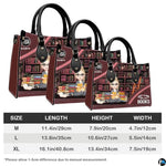 Personalized Book Lover Leather Bag, Just A Girl Who Loves Book Handbag With Name, Books Purse, Gifts For Readers, Writer