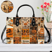 PREAUREUM "{split_values}" Personalized {collection_title} Leather Handbag
