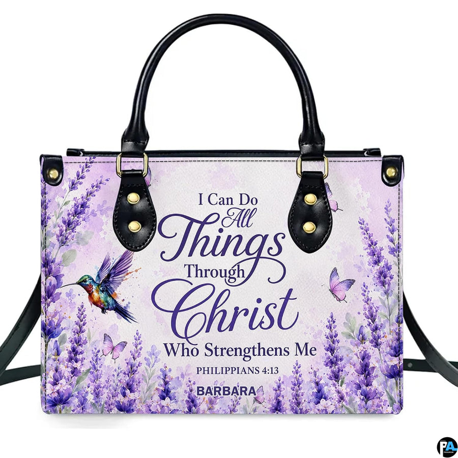 Close-up detail of hummingbird, butterflies, and scripture typography
