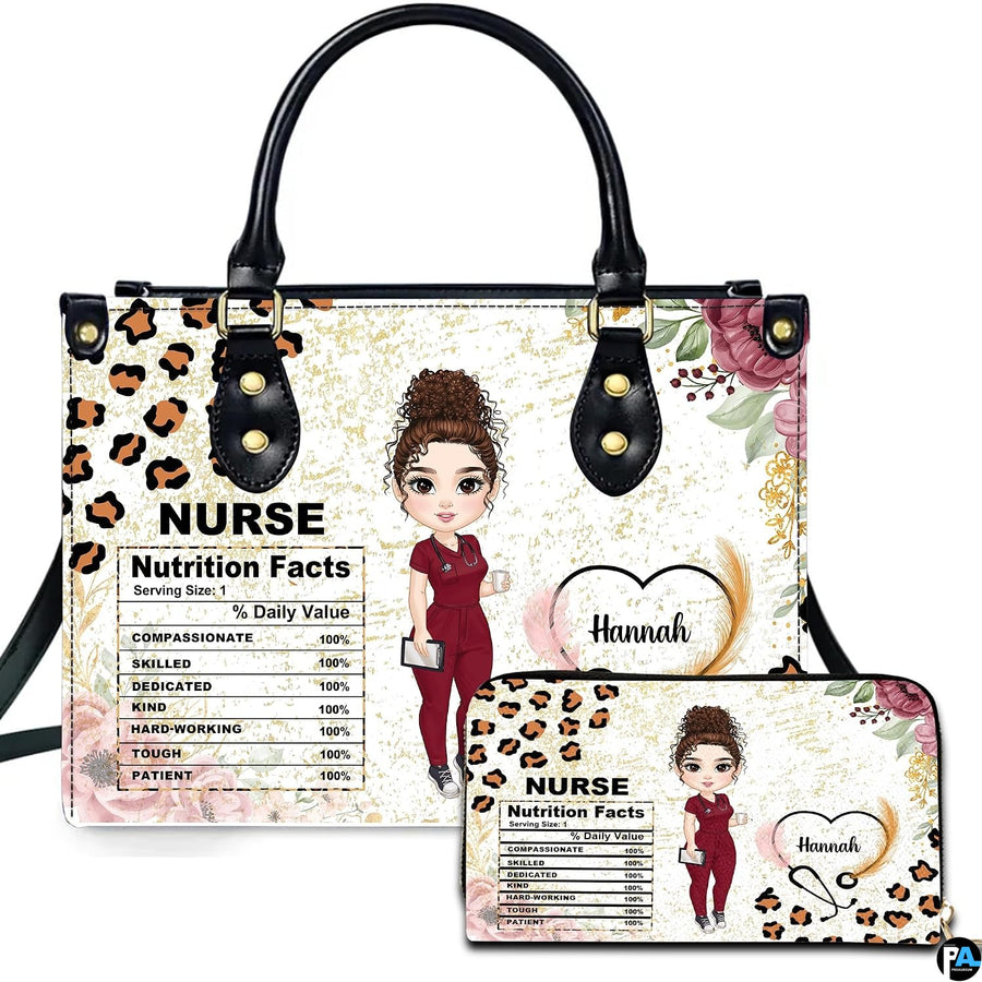 Medical professional artwork featuring cute clinic illustration, leopard spots, and floral blooms.