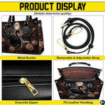 Outdoor lifestyle demonstration featuring the black swan art accessory held in daylight.