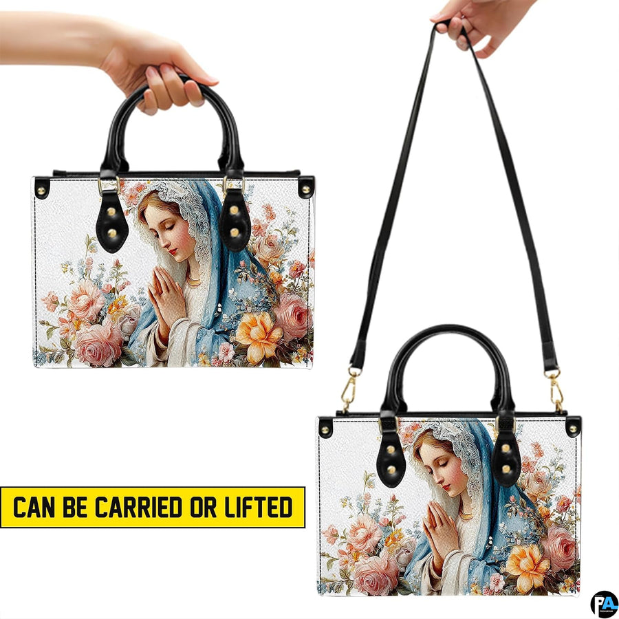 Carry demonstration showing top handles and shoulder strap options.