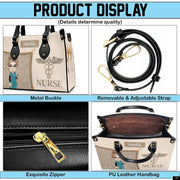 PREAUREUM "{split_values}" Personalized {collection_title} Leather Handbag