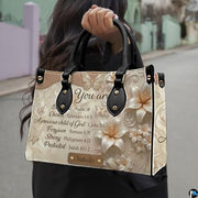 Personalized Christian Leather Handbag – Custom Purse Faith Gift for Mom, Grandma, Women Birthday or Christmas