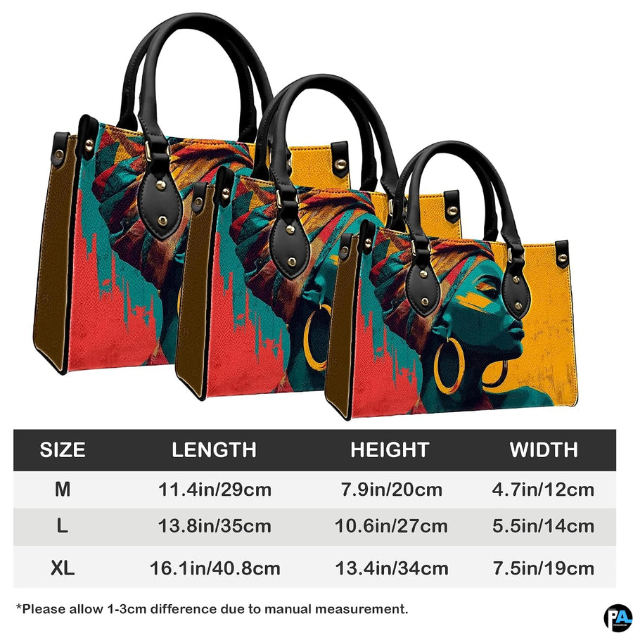 Size chart illustrating M, L, and XL dimensions