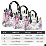 Personalized Flower Christian inspiration with floral elements Handbag