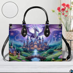 Personalized Mystical Dragon and Castle Scene Handbag