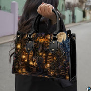 Bookstore Leather Bag, Book Purse for Book Lovers, Shoulder Bag