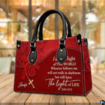Personalized Christian Leather Handbag – Custom Purse Faith Gift for Mom, Grandma, Women Birthday or Christmas