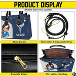 Four-panel showcase illustrating design details, hardware, and interior layout.