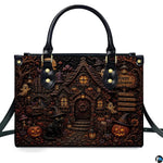 Frontal presentation highlighting the fairy cottage art design on the primary accessory silhouette.
