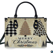 Side perspective view of holiday tree accessory on plain studio background