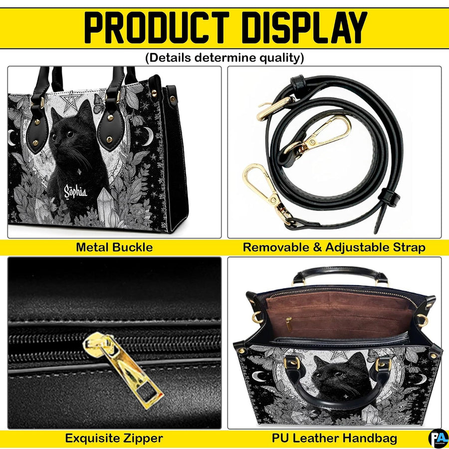 Four-panel showcase illustrating design details, hardware, and interior layout.