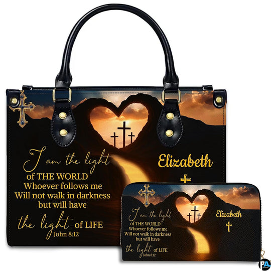 Personalized Christian Leather Handbag For Women, Bible Purse, Religious Bags Christian Gift For Women Her, Jesus Bag