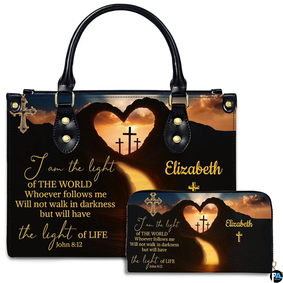 Personalized Christian Leather Handbag For Women, Bible Purse, Religious Bags Christian Gift For Women Her, Jesus Bag