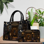 Bookstore Leather Bag, Book Purse for Book Lovers, Shoulder Bag