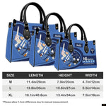 PREAUREUM "{split_values}" Personalized {collection_title} Leather Handbag