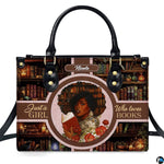 Personalized Leather Handbag for Black Women, Custom African Purse Bag Set, Birthday Meaningful Gifts for Mom, Friend
