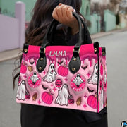Personalized Witch Leather Bags, Halloween Purses For Women, Witch Art Bag, Spooky Halloween Purses, Holiday Gifts