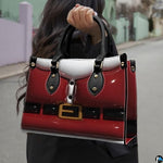 Personalized 3D Inflated Santa's Suit Handbag for Christmas Gift