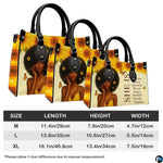 Dimension graphic detailing sizing proportions for this botanical accessory.