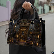 Bookstore Leather Bag, Book Purse for Book Lovers, Shoulder Bag
