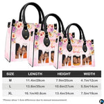 Personalized Leather Tote Bag and Purse for Mom Grandma, Custom Name Tote Bag, Birthday Gift for Mother, Grandma Gift Idea
