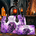 PREAUREUM "{split_values}" Personalized {collection_title} Leather Handbag
