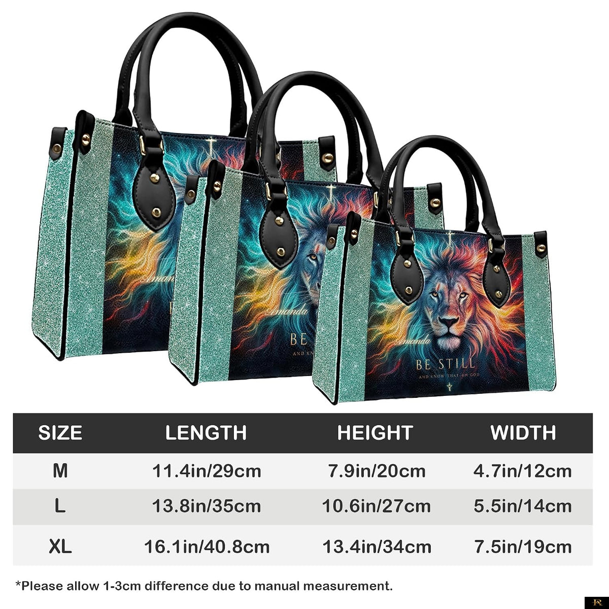 PREAUREUM "{split_values}" Personalized {collection_title} Leather Handbag