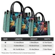 PREAUREUM "{split_values}" Personalized {collection_title} Leather Handbag