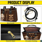 Four-panel showcase illustrating hardware attachments, zipper, and open layout.