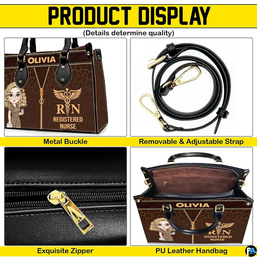 Four-panel showcase illustrating hardware attachments, zipper, and open layout.