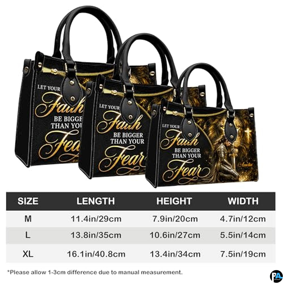 Personalized Christian Leather Handbag, Jesus Christian Tote Bag, Bible Purse, Religious Bags Gift for Mom, Women