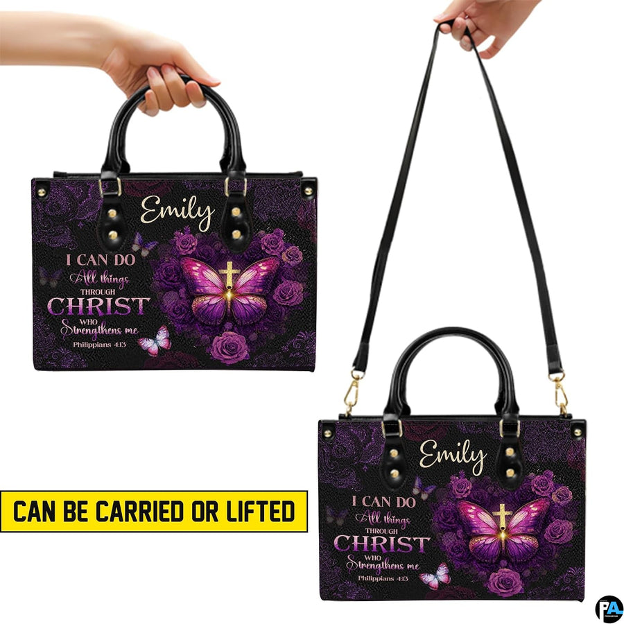 Tabletop coordinated view displaying synchronized purple butterfly, rose wreath, and scripture graphics across both items