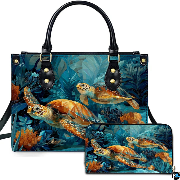 Sea Turtle Leather Handbags