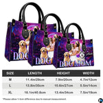 Alternative view highlighting dark handle anchors and vivid purple galaxy art.